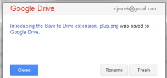 Google Drive ekstenzija za Google Chrome