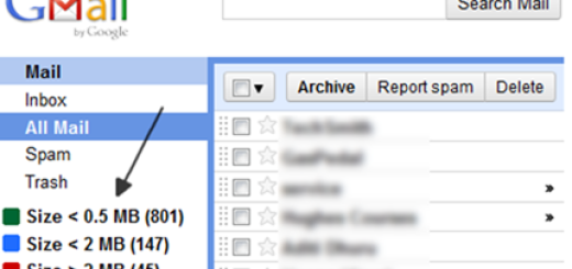 Kako da pronađete sve ogromne poruke u Gmailu ?