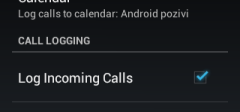 [Android] Kako da pošaljete dnevnik poziva na Google kalendar ?