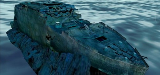 3D olupina Titanika u Google Earth-u