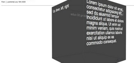Animirana 3D kocka uz pomoć CSS3