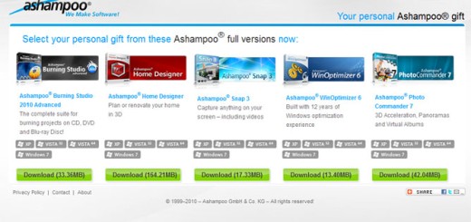 5 komercijalnih programa od kompanije Ashampoo besplatno