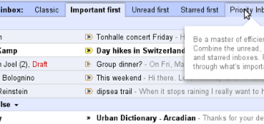 Gmail – više stilova vašeg sandučeta (inboxa)