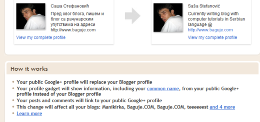 Blogger profili se spajaju sa Google+