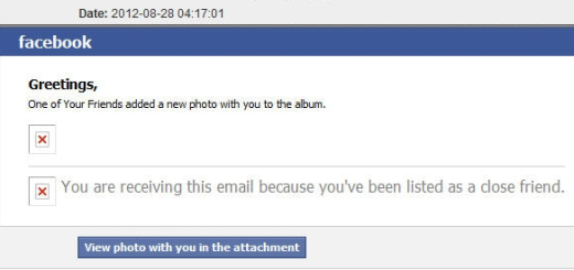 UPOZORENJE: Facebook lažno mail obavještenje o fotografiji na kojoj se nalazite ustvari je Trojanac