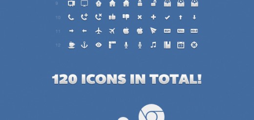 120 besplatnih ikonica u PSD formatu