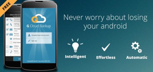 Nov besplatan backup za vaš Android telefon – G Cloud Backup